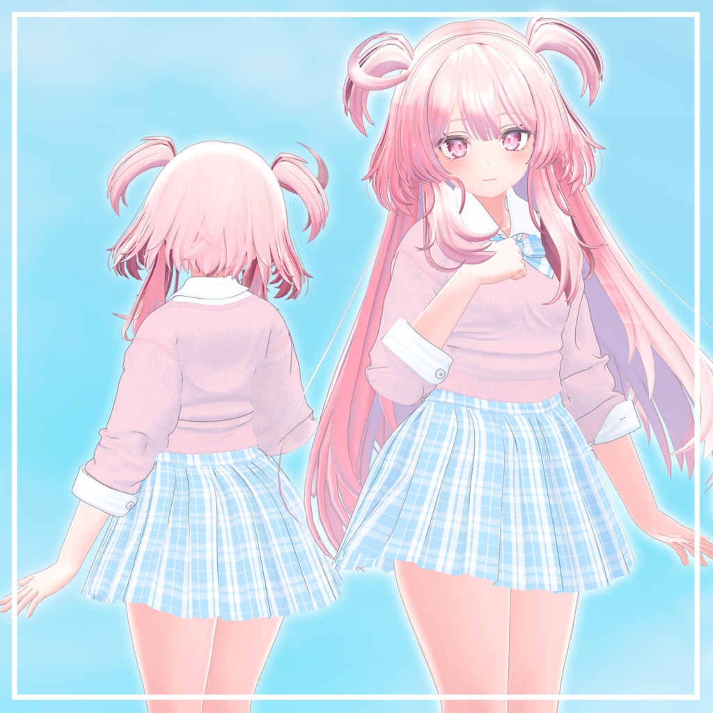 【3アバター対応】School Uniform