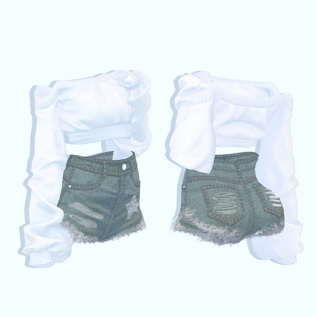 【7アバター対応】Off Shoulder