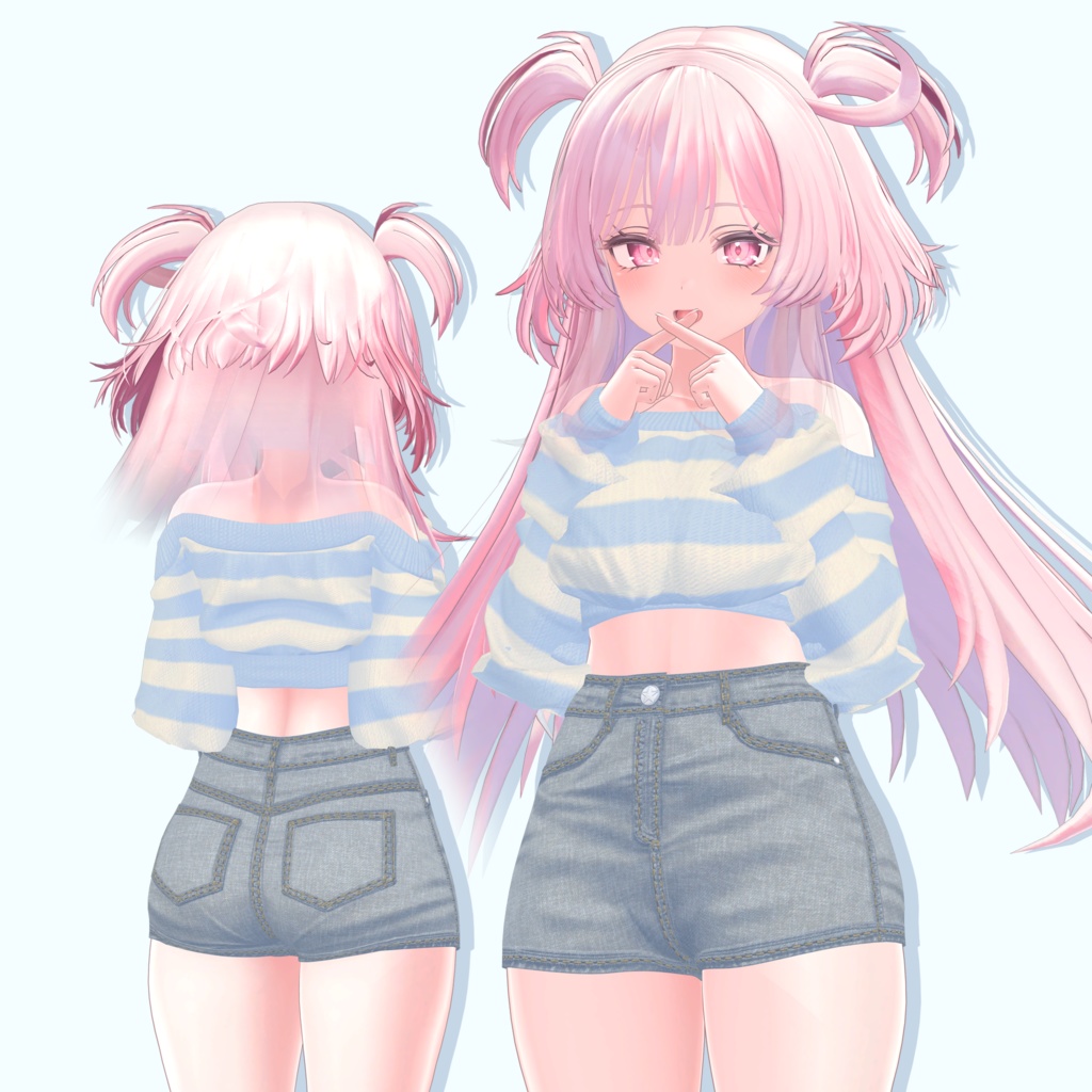 【7アバター対応】Off Shoulder