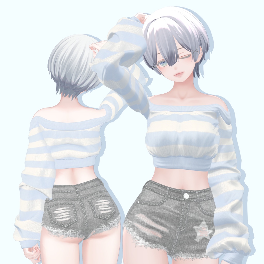 【7アバター対応】Off Shoulder