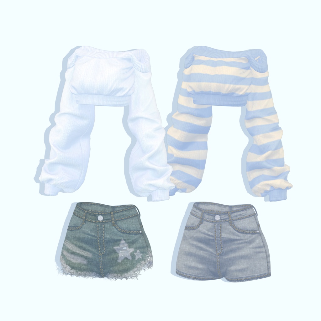 【7アバター対応】Off Shoulder