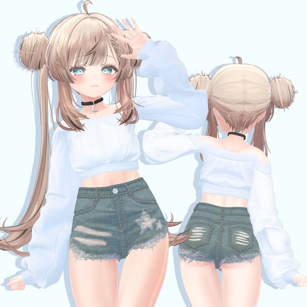 【7アバター対応】Off Shoulder