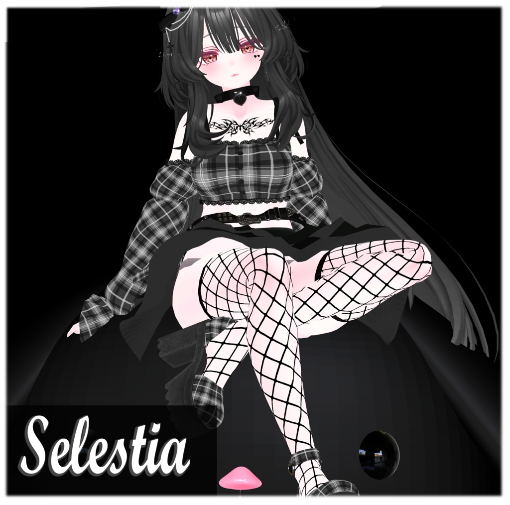 【セレスティア】網タイツテクスチャ Fishnet Stockings Texture