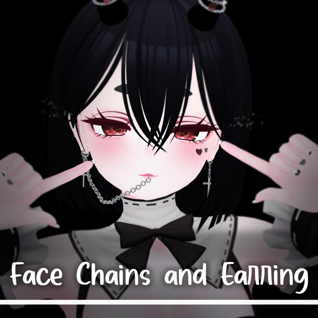【セレスティア】Face Chains and Earring