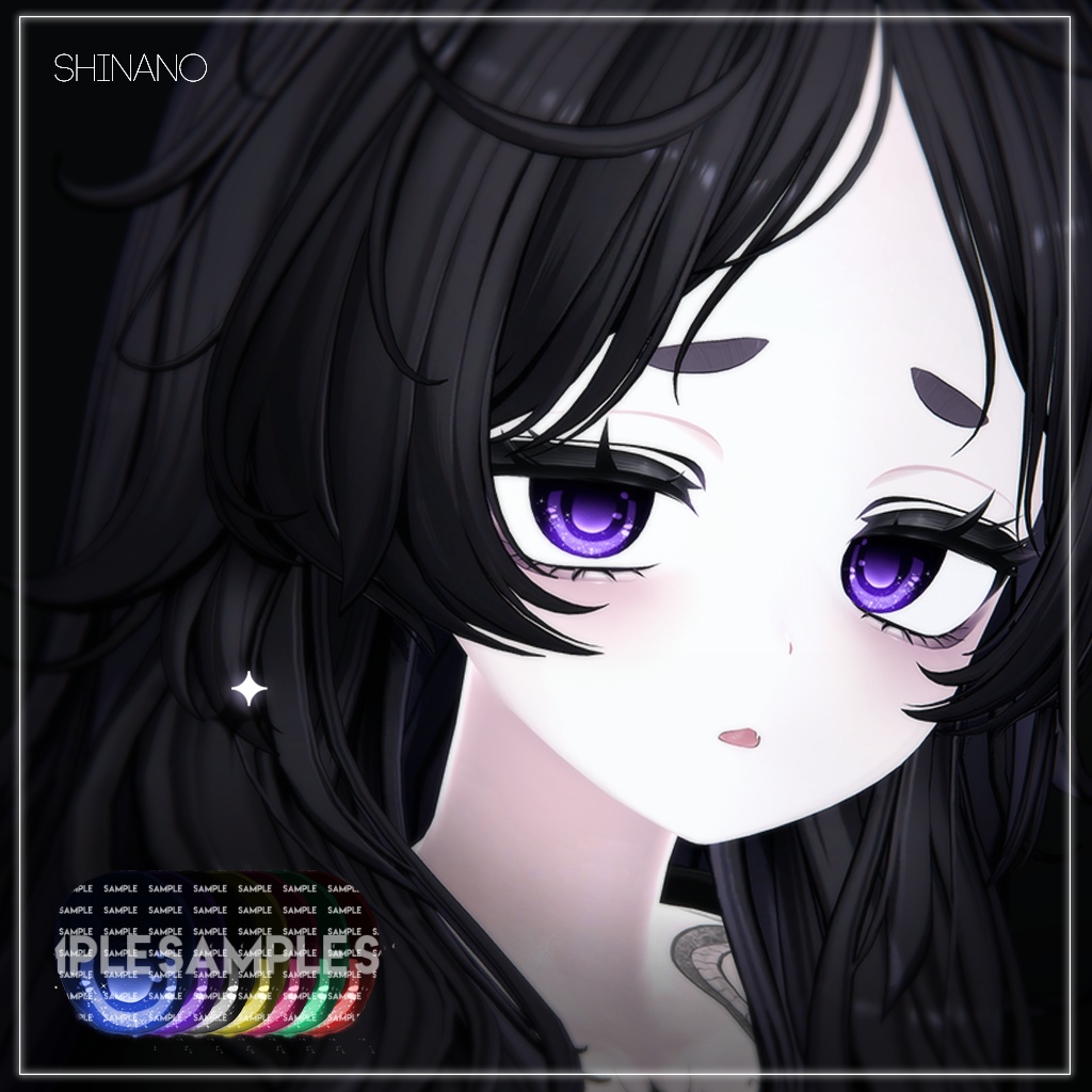 【9アバター対応】目テクスチャ Eye Texture