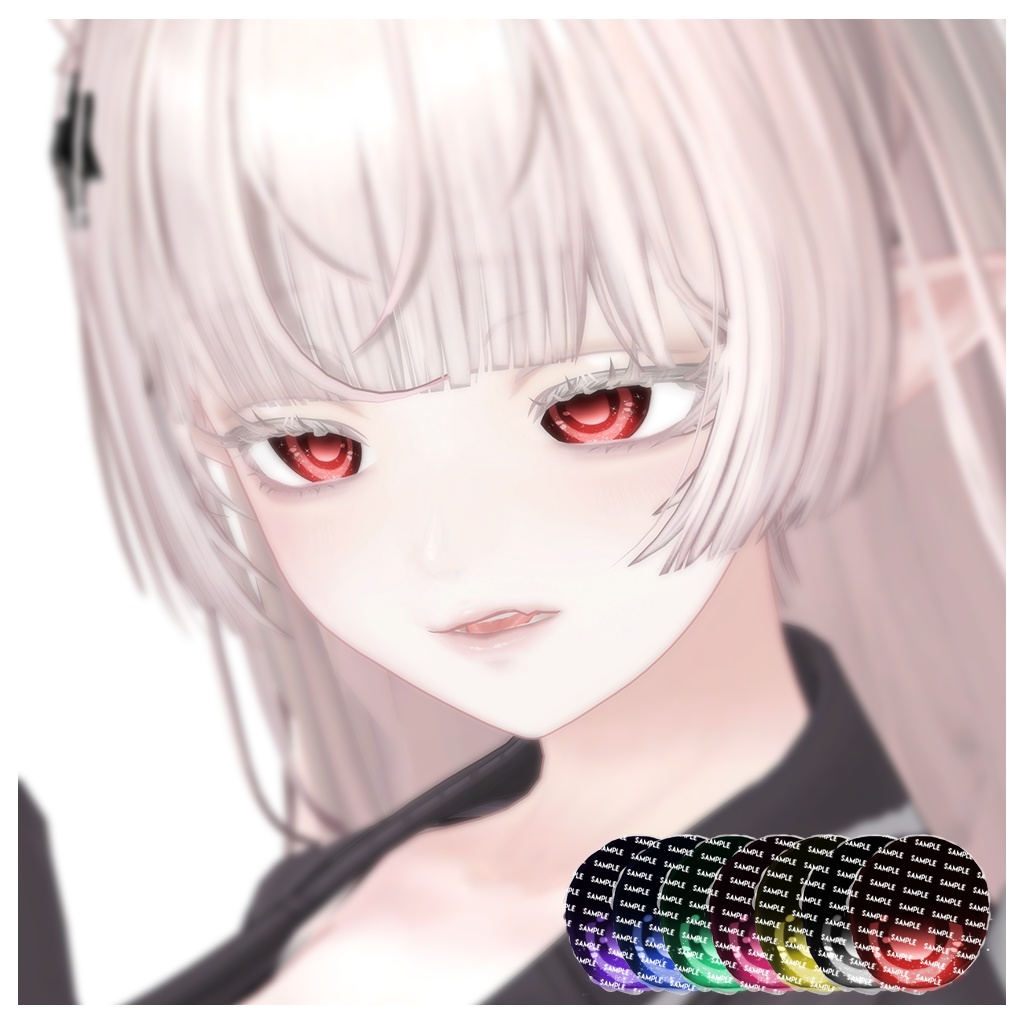 【6アバター対応】目テクスチャ Eye Texture