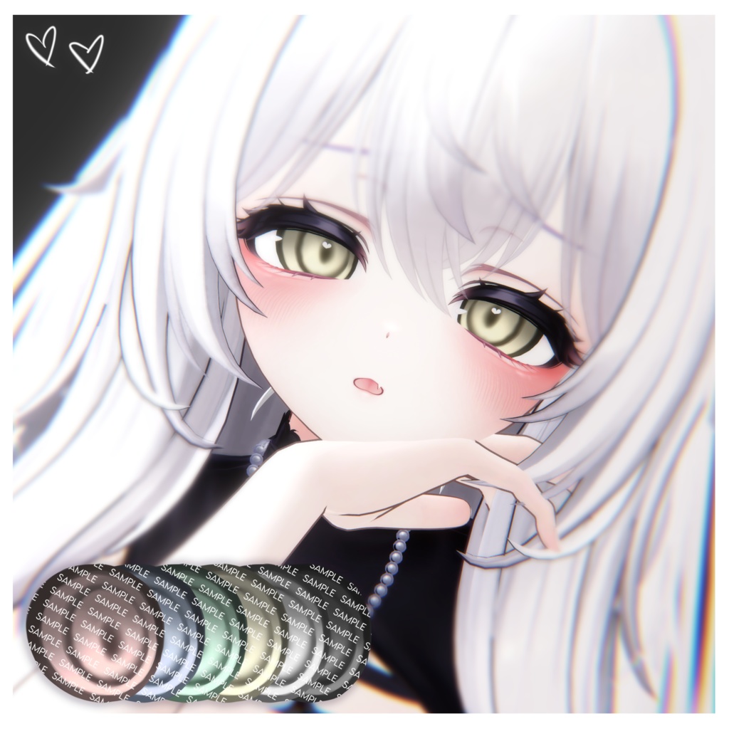 【11アバター対応】Aurora Eye Texture ♡