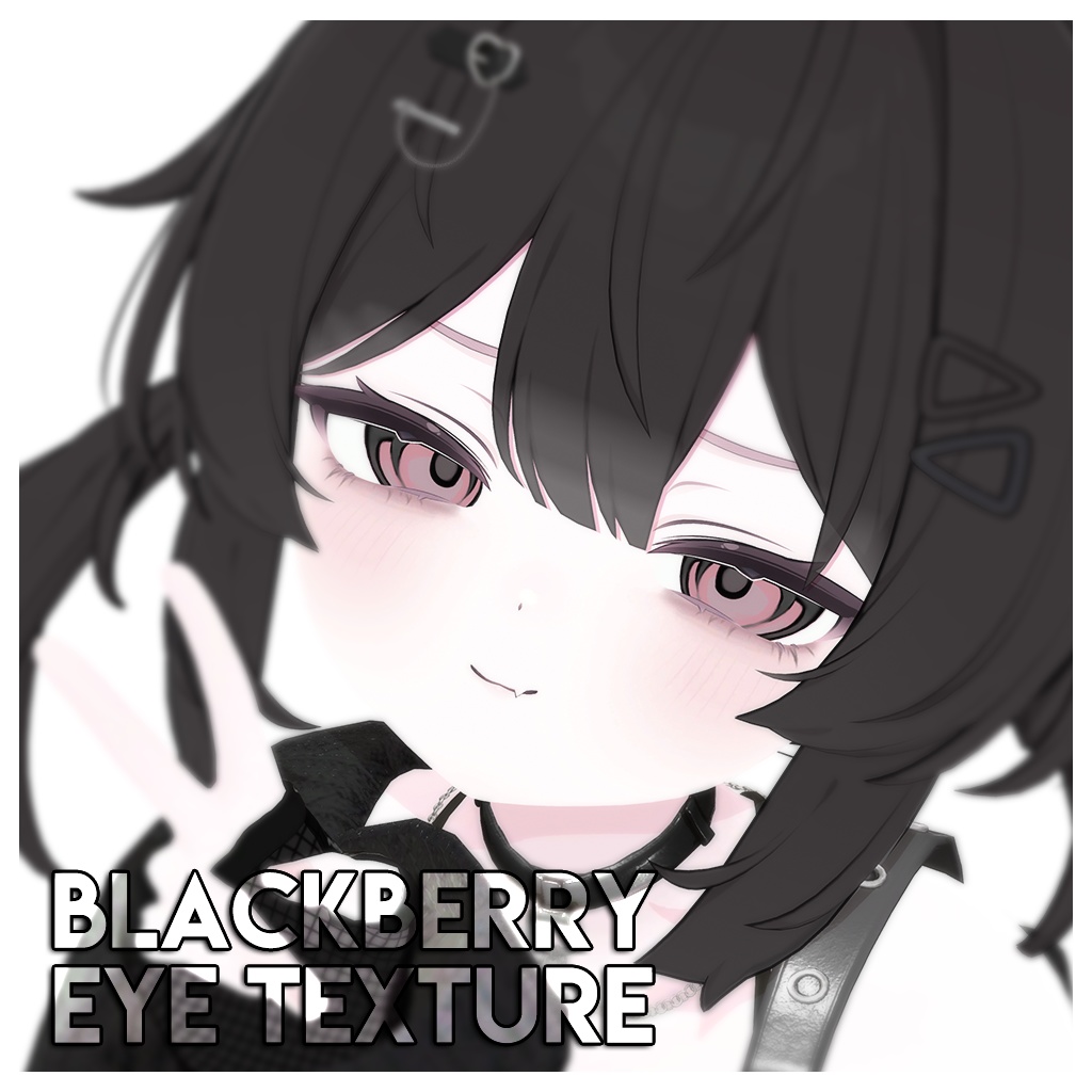 【26アバター対応】 BlackBerry Eye Texture