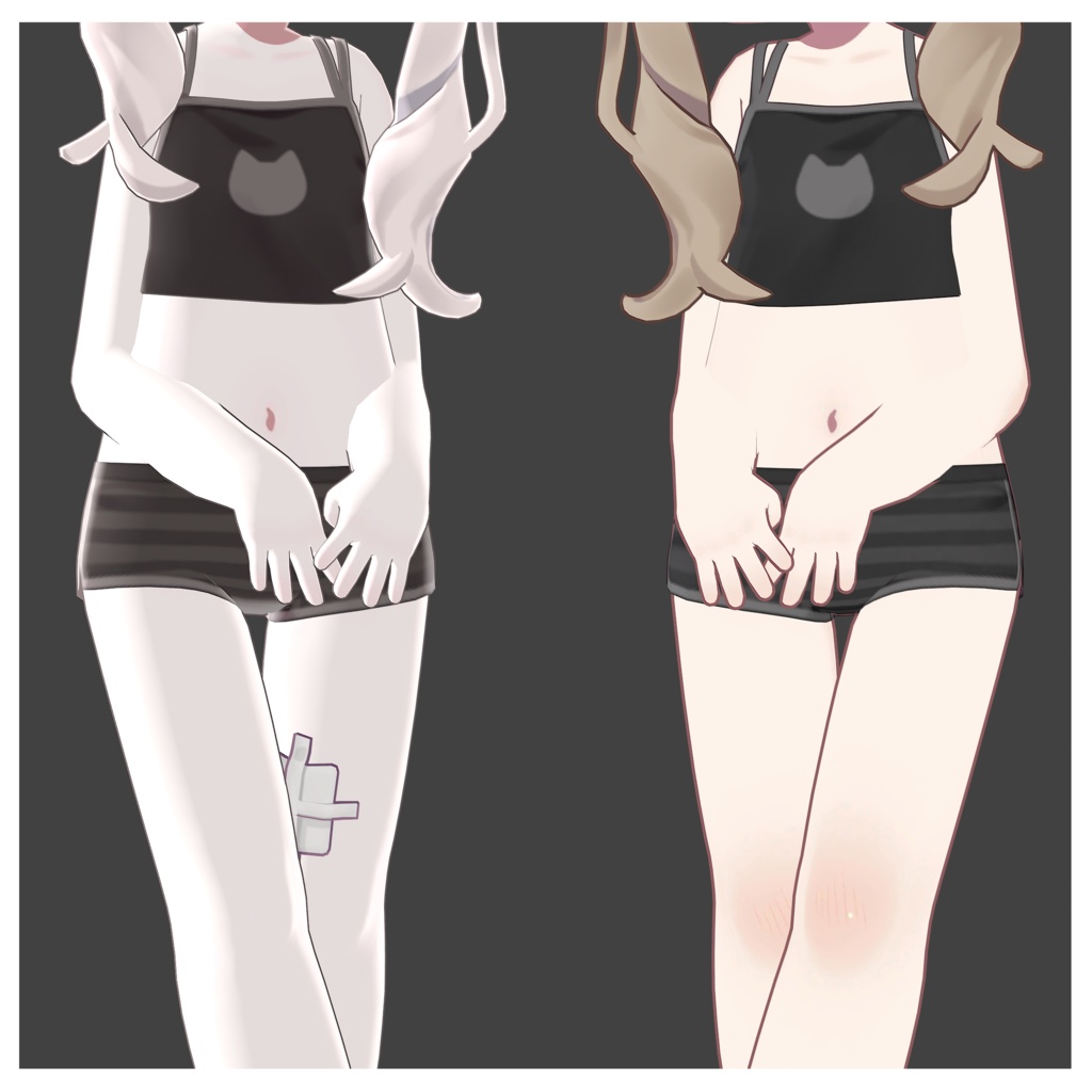 【キプフェル】 Poi Shader Material Setting & MAKEUP & Face Blendshape