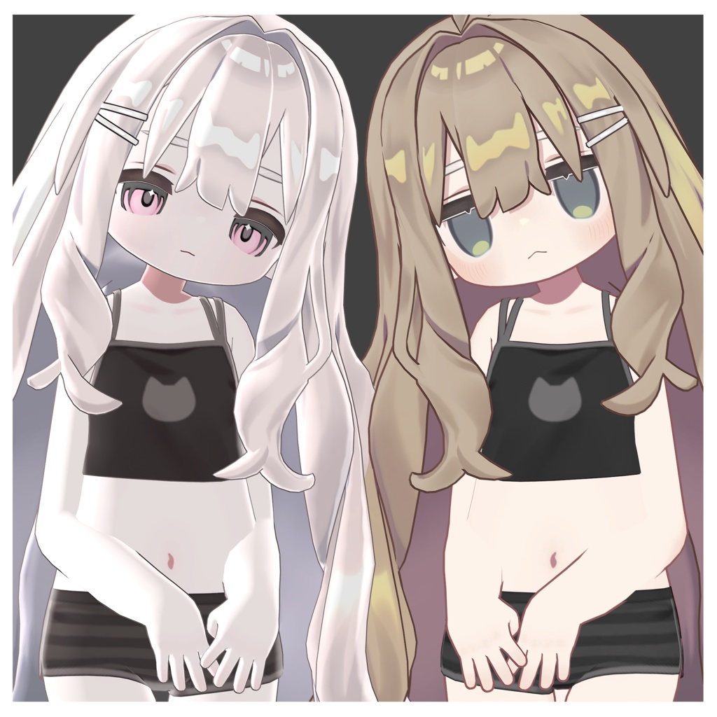 【キプフェル】 Poi Shader Material Setting & MAKEUP & Face Blendshape