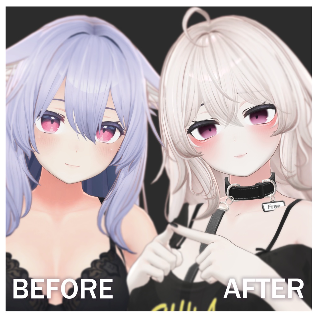 【桔梗】MAKEUP & EYE & Face Blendshape