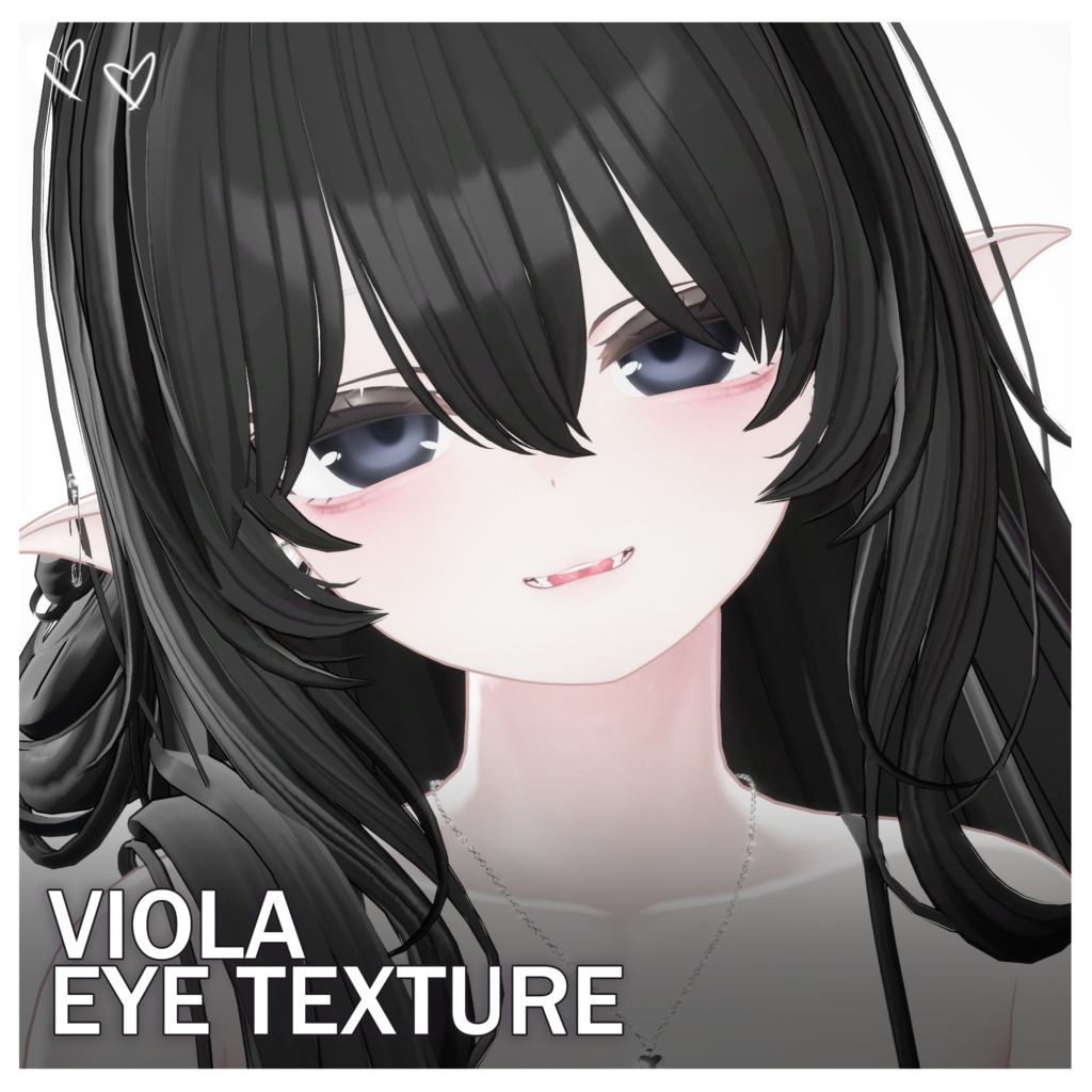 【10アバター対応】 Viola Eye Texture