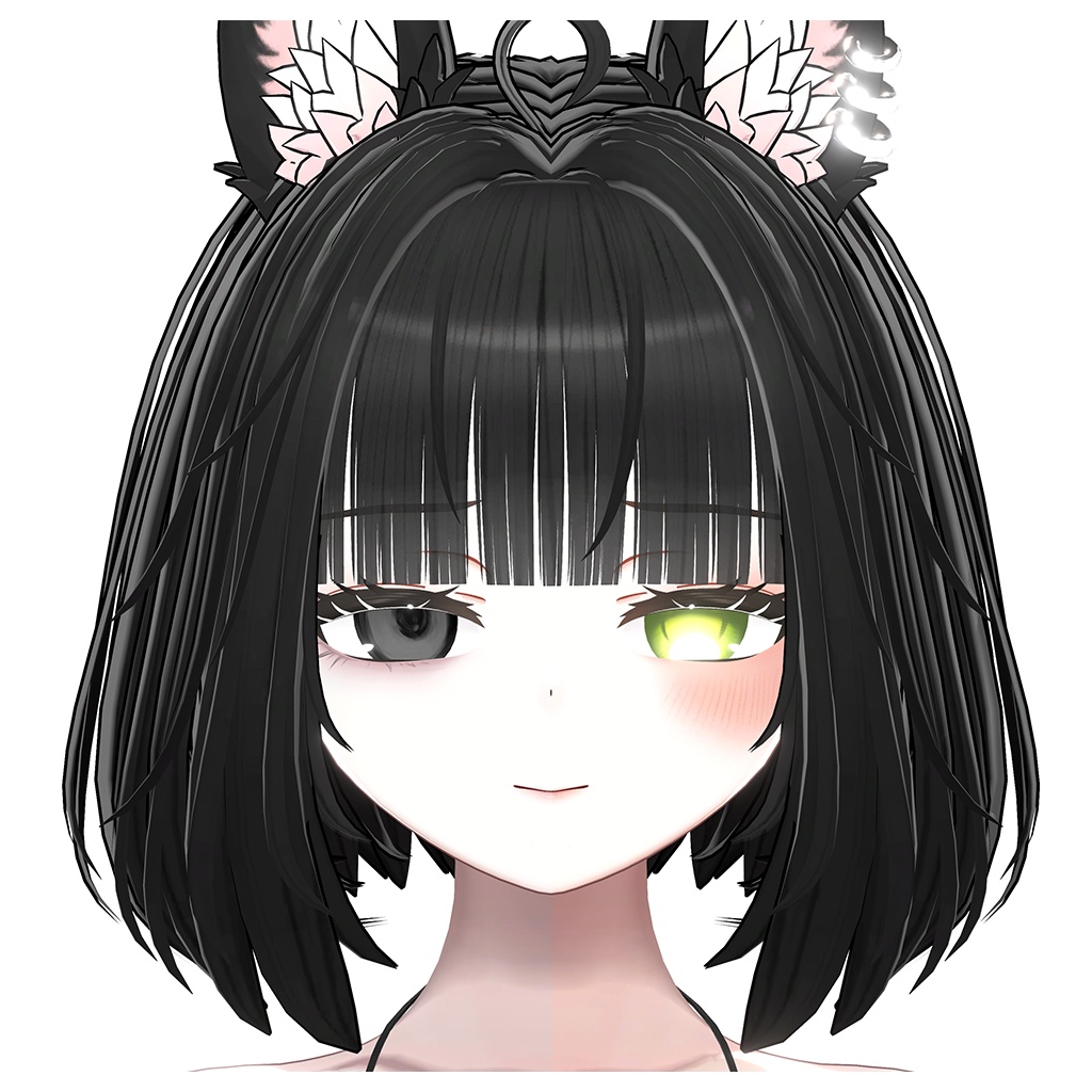 【キシャ】MAKEUP & EYE & Face Blendshape ( Face animation )