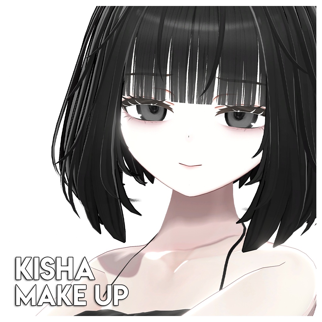 【キシャ】MAKEUP & EYE & Face Blendshape ( Face animation )