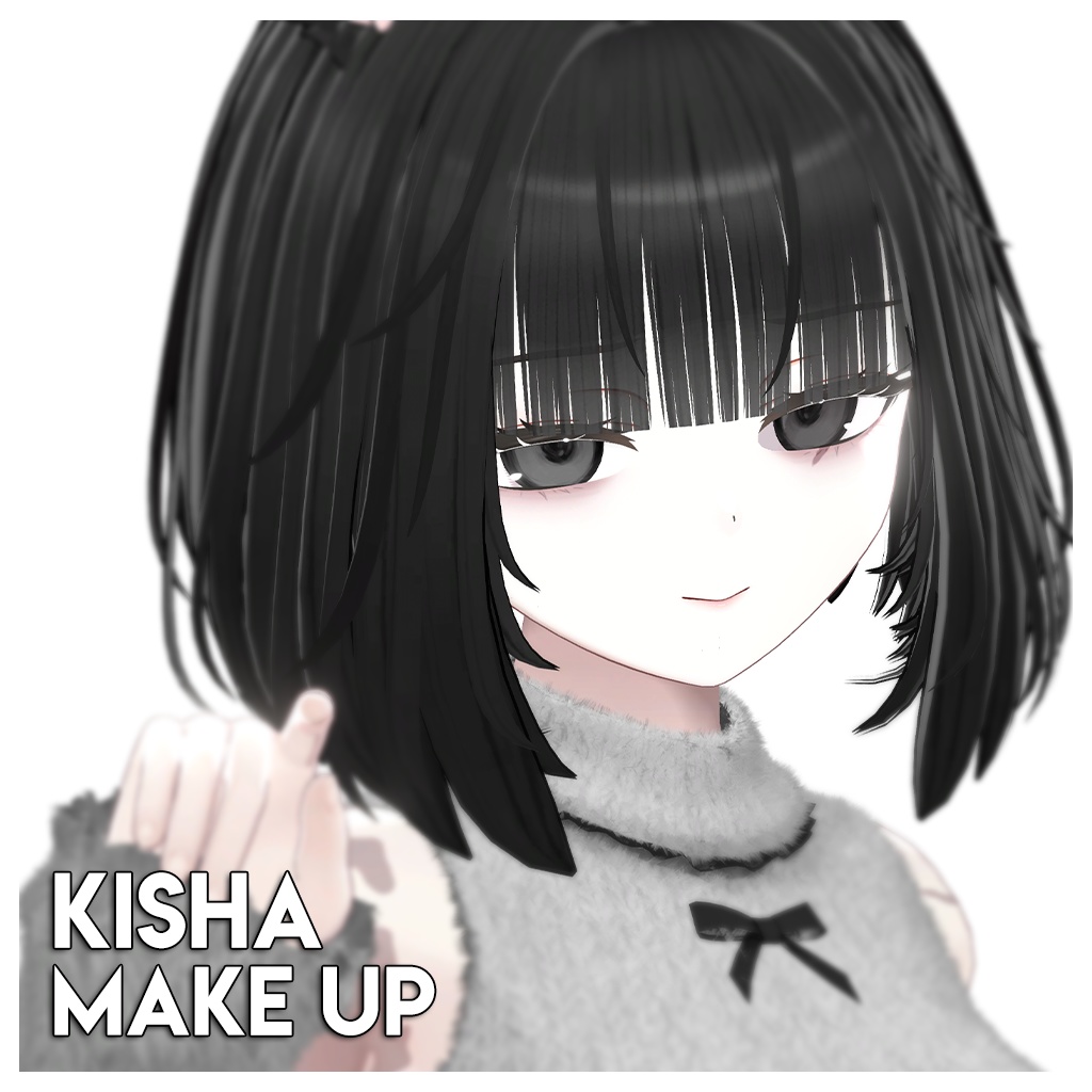 【キシャ】MAKEUP & EYE & Face Blendshape ( Face animation )