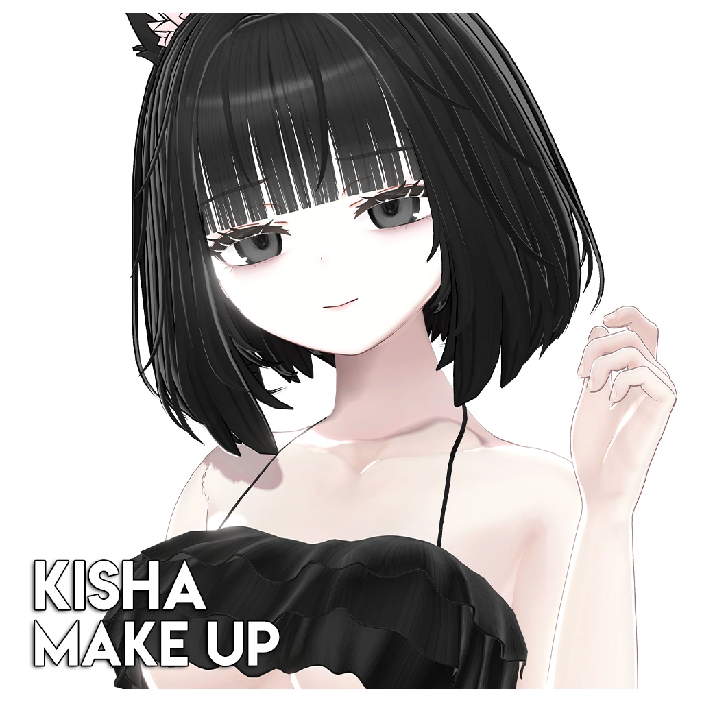 【キシャ】MAKEUP & EYE & Face Blendshape ( Face animation )