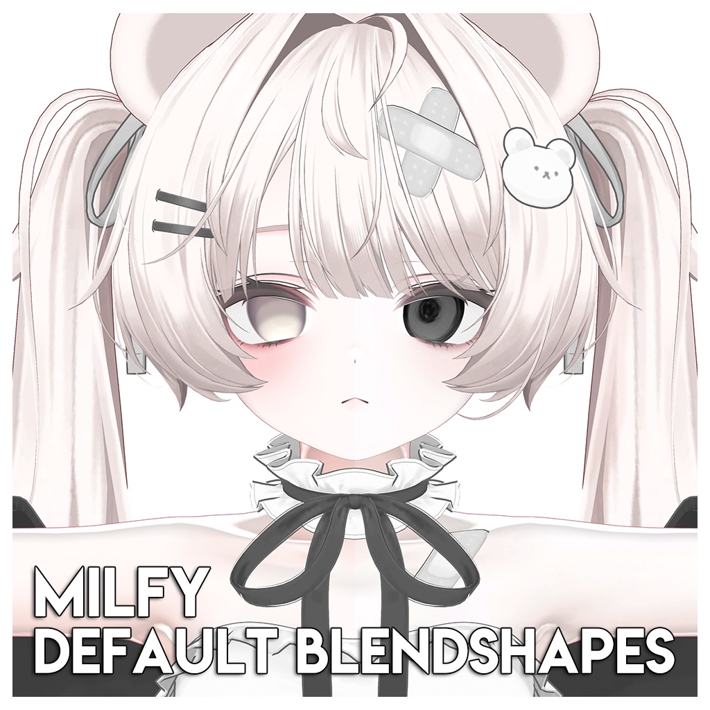 【ミルフィ】MAKEUP & EYE & Face Blendshape