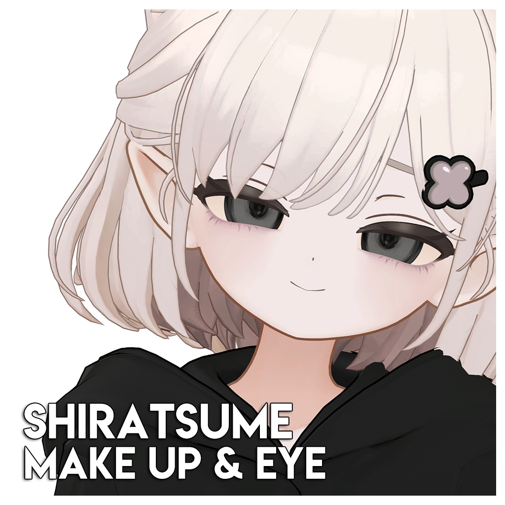 【しらつめ】MAKEUP & EYE & Face Blendshape