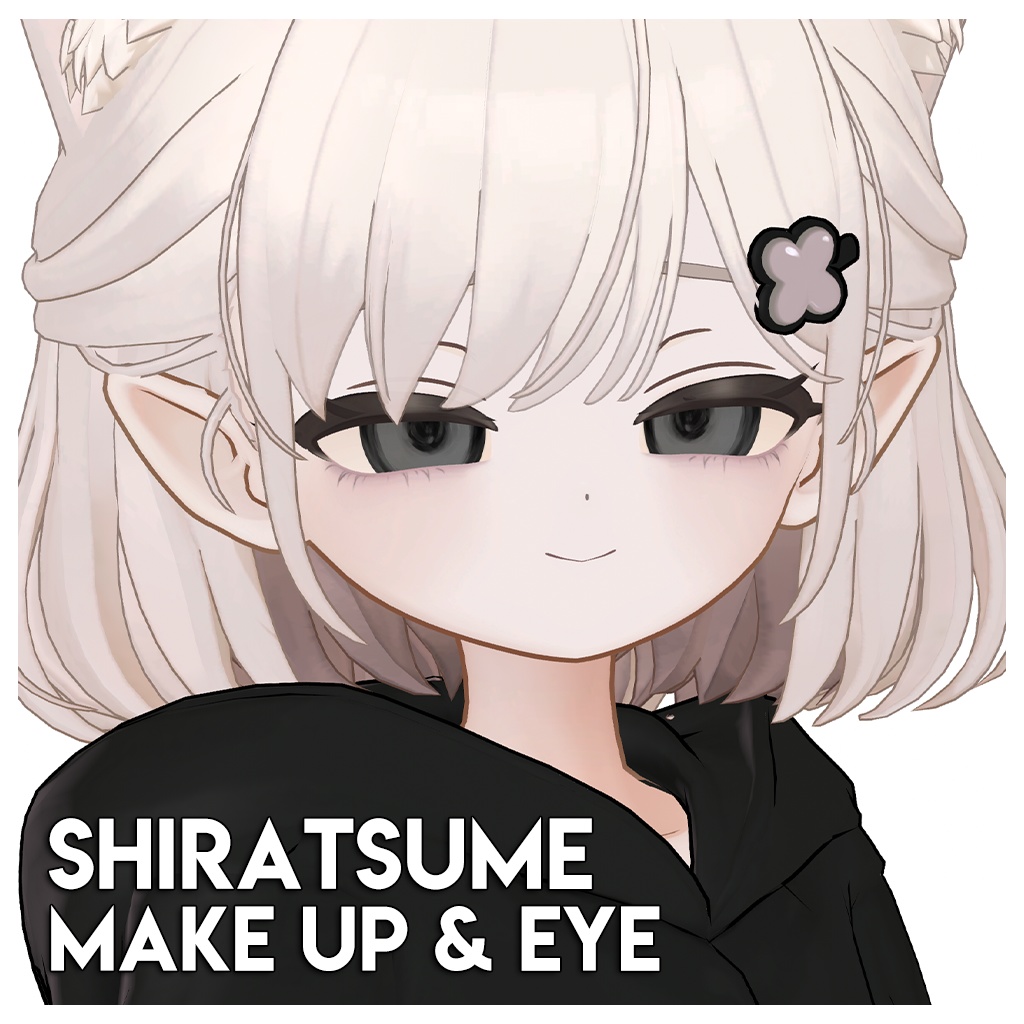 【しらつめ】MAKEUP & EYE & Face Blendshape