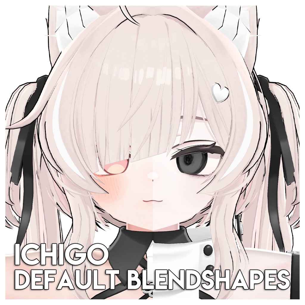 【イチゴ】 MAKEUP & EYE & Face Blendshape