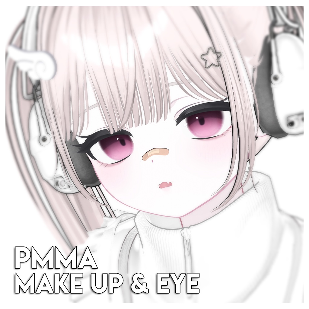 【ぷまちゃん】 MAKEUP & EYE & Face Blendshape 2