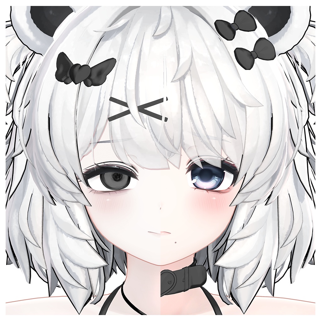 【ひきくまりのクマリ】MAKEUP & EYE & Face Blendshape