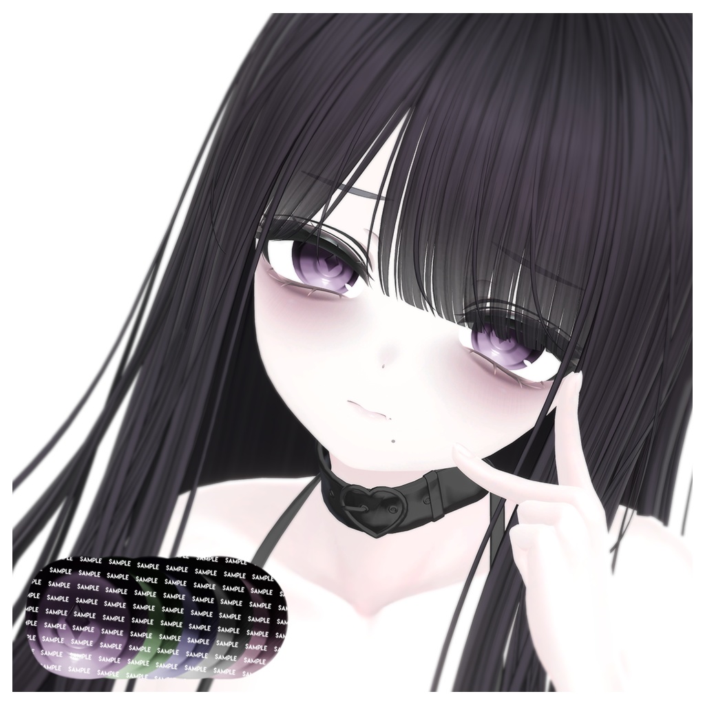 【ひきくまりのクマリ】MAKEUP & EYE & Face Blendshape 2