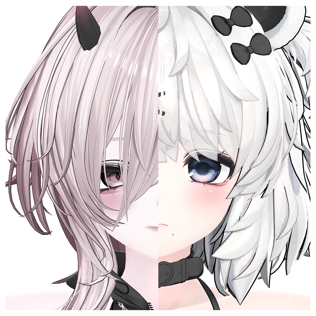 【ひきくまりのクマリ】MAKEUP & EYE & Face Blendshape 3