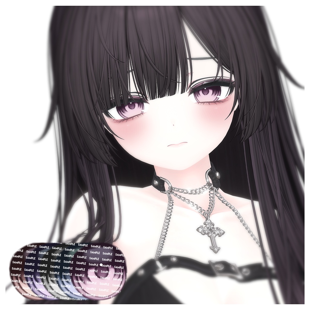 【ひきくまりのクマリ】MAKEUP & EYE & Face Blendshape 4