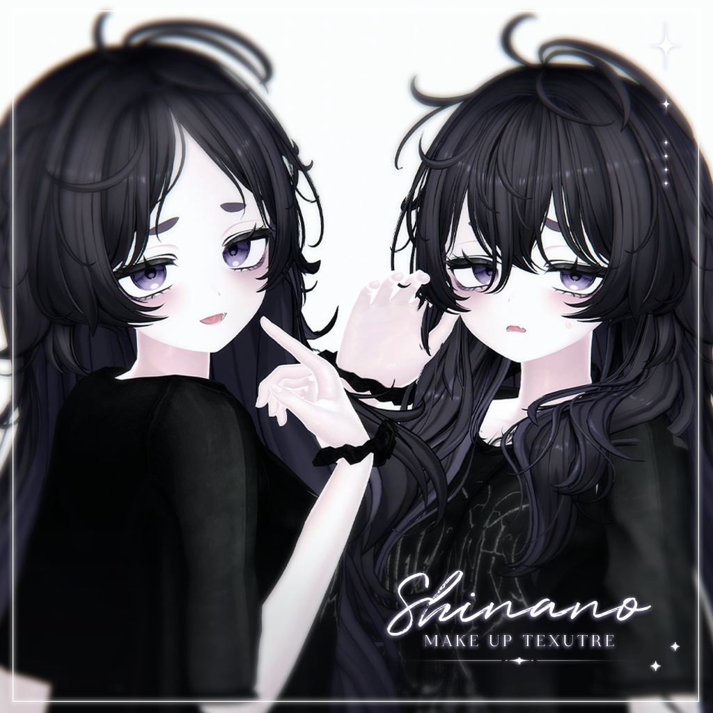 【しなの】MAKEUP & EYE & Face Blendshape 9