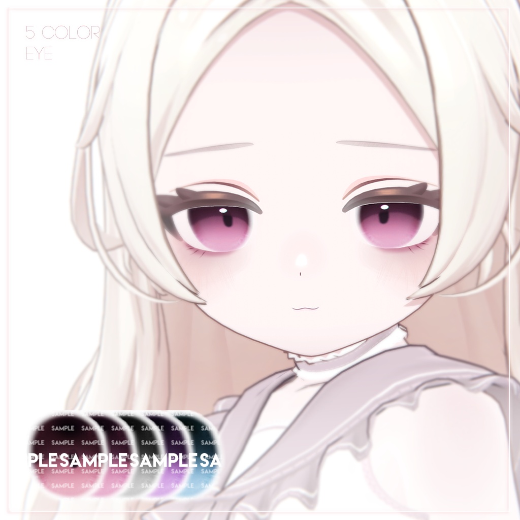【ぽわり】MAKEUP & EYE & Face Blendshape