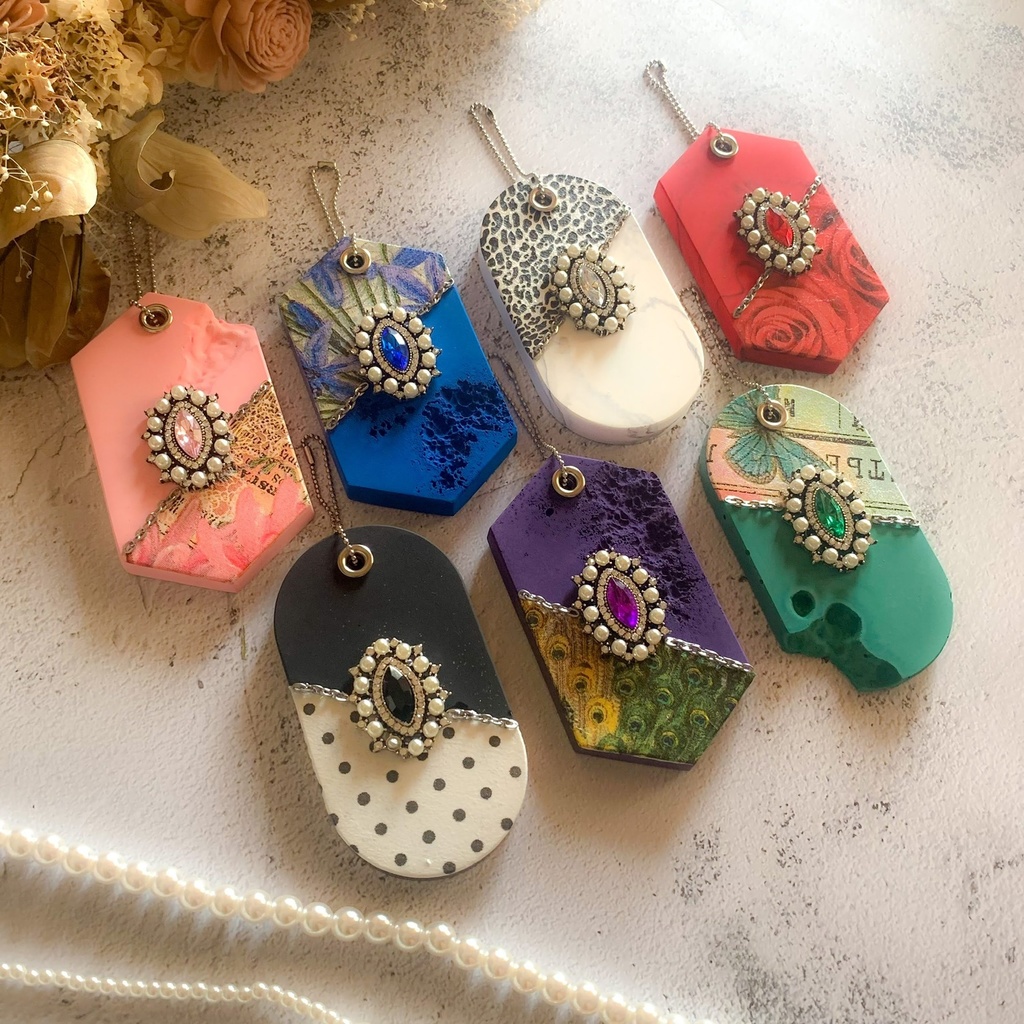 デコアロマストーン◆アロマオイルセット◆ギフト◆推しカラー◆