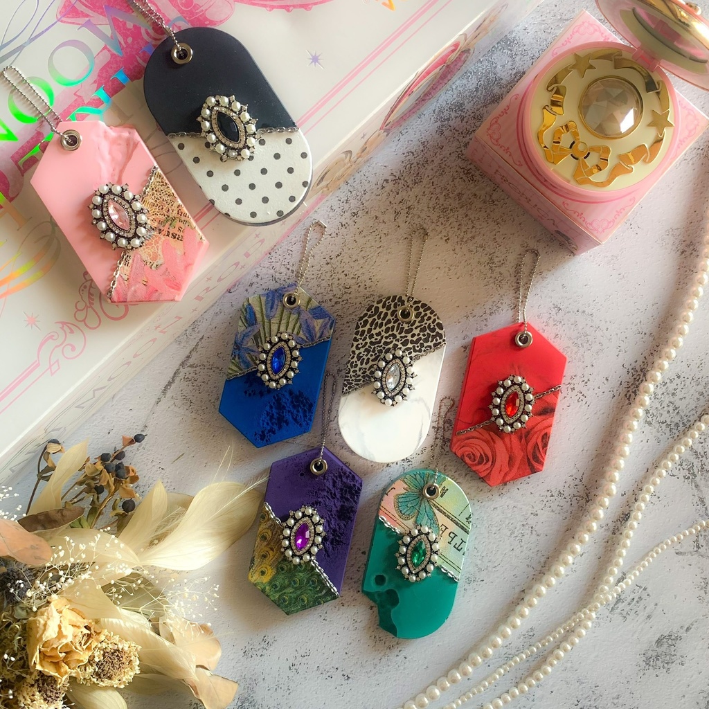 デコアロマストーン◆アロマオイルセット◆ギフト◆推しカラー◆