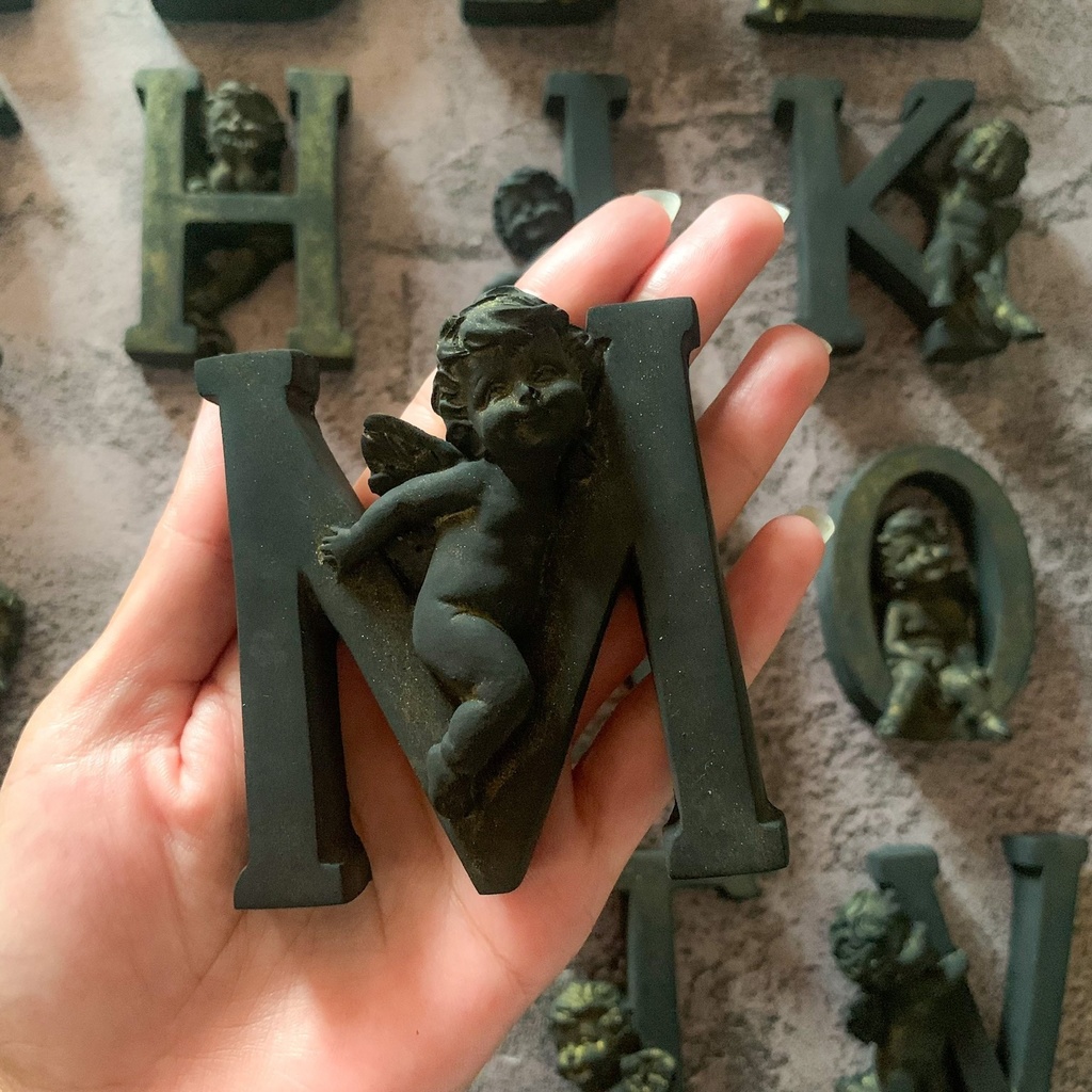 アルファベット天使◆推しのイニシャル◆推しカラー◆アロマストーン