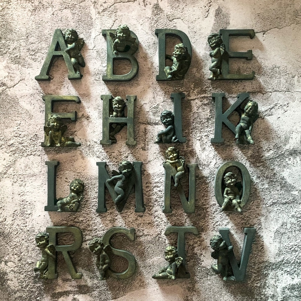 アルファベット天使◆推しのイニシャル◆推しカラー◆アロマストーン