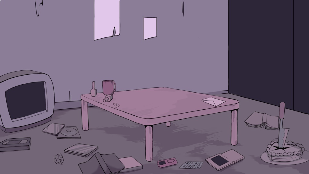 ばかじゃないのに。 イラスト 素材 動画背景 サムネイル