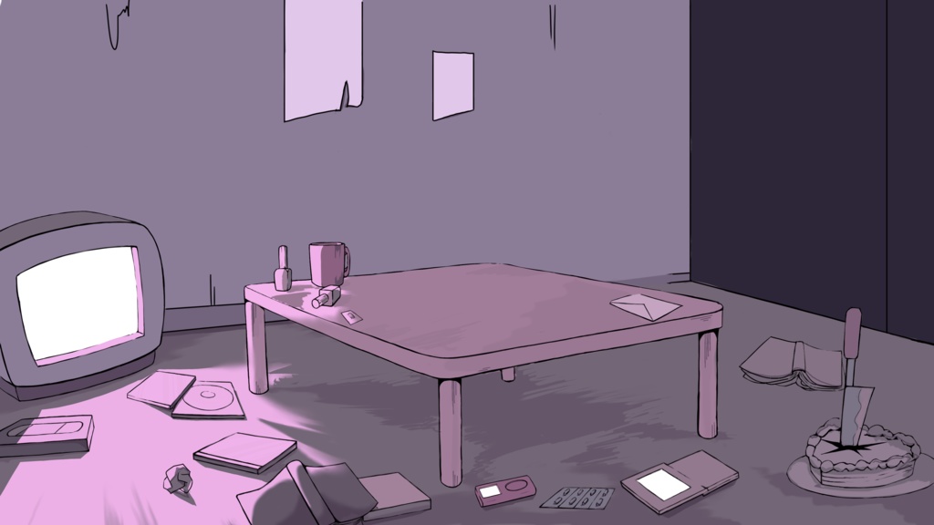 ばかじゃないのに。 イラスト 素材 動画背景 サムネイル