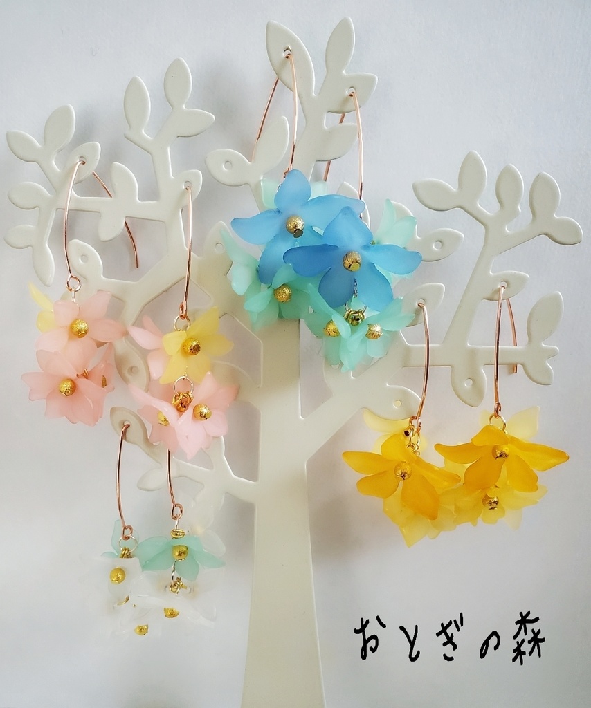 乙女ゲームの破滅フラグでしかない悪役令嬢に転生してしまった…イメージフラワーピアス