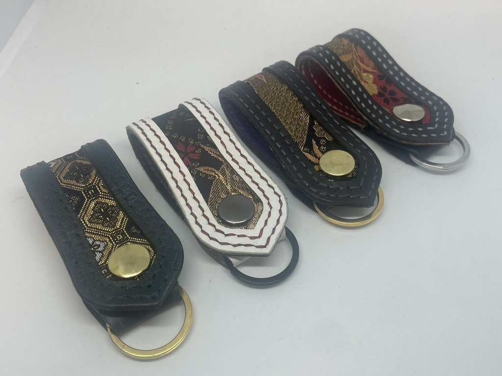 四天狗イメージベルトループキーリング