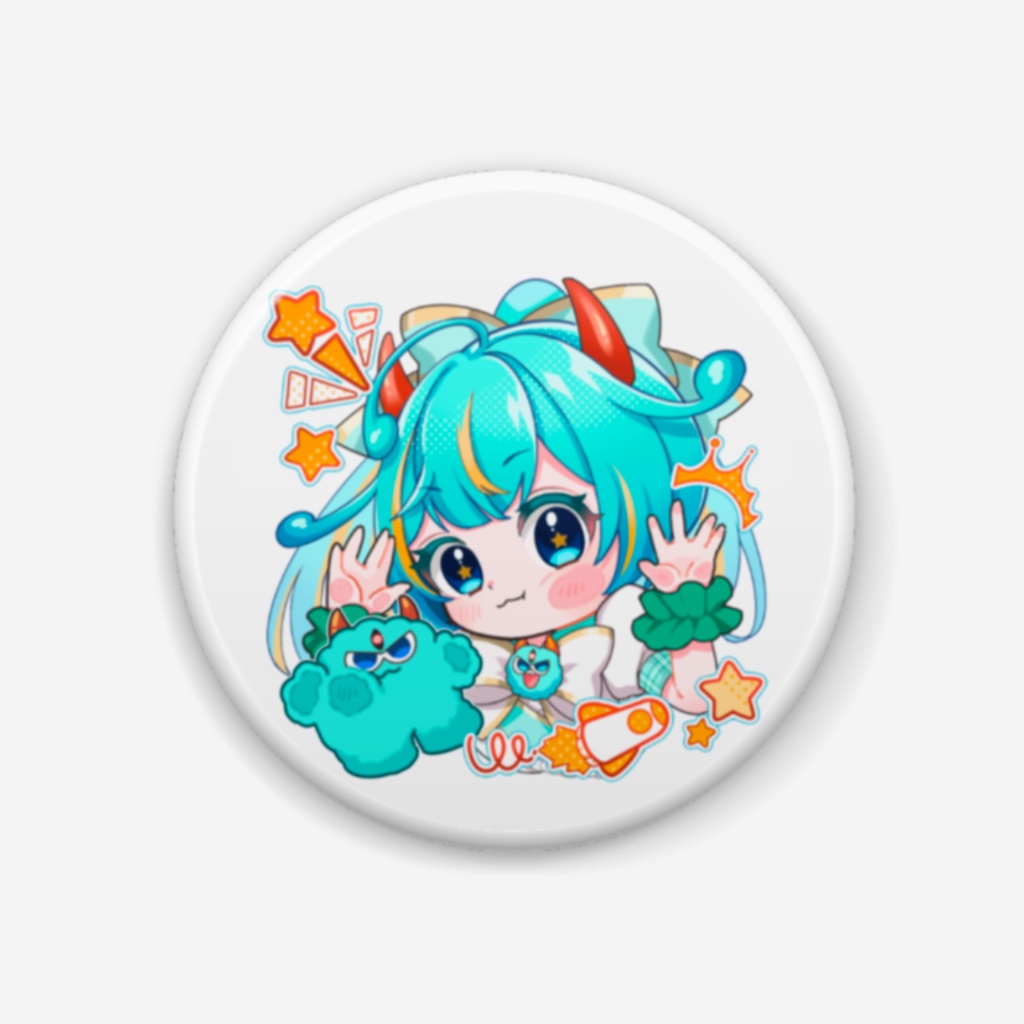 【缶バッジ】オリジナルイラストギフト