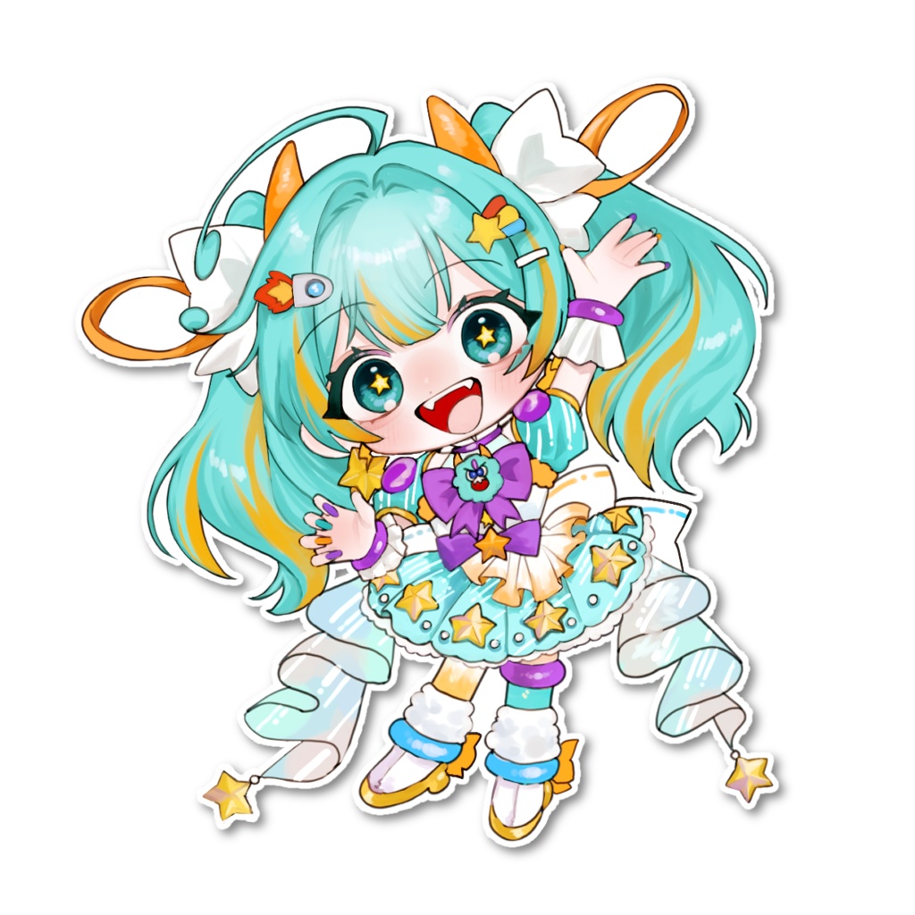 【ステッカー】初期立ち絵SD①