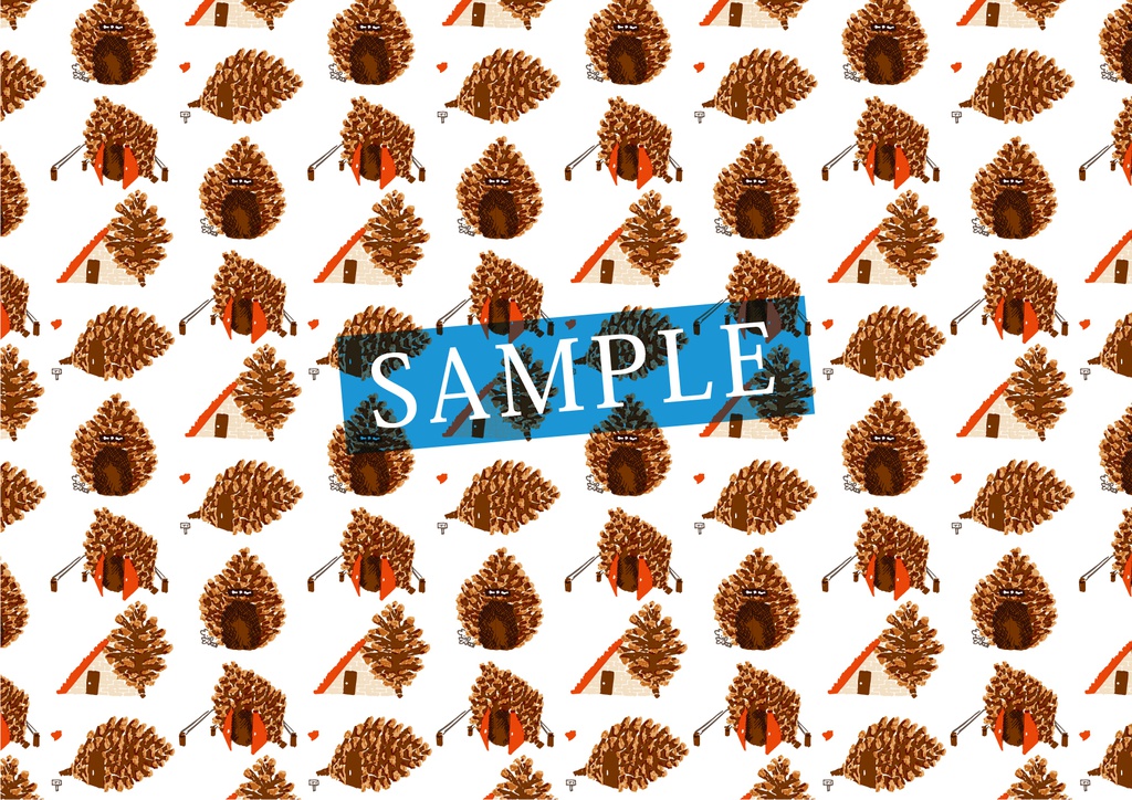 2018年10月分 Chu-coolカレンダー3種セット(おまけのパターンペーパー付き)