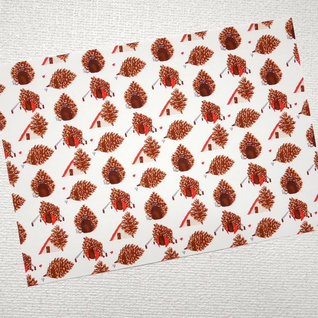 2018年10月分 Chu-coolカレンダー3種セット(おまけのパターンペーパー付き)