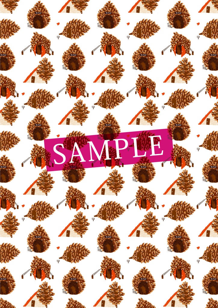 2018年10月分 Chu-coolカレンダー3種セット(おまけのパターンペーパー付き)