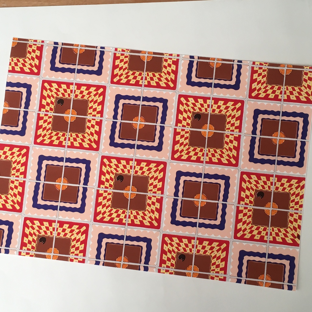 2019年1月分 Chu-coolカレンダー3種セット(おまけのパターンペーパー付き)