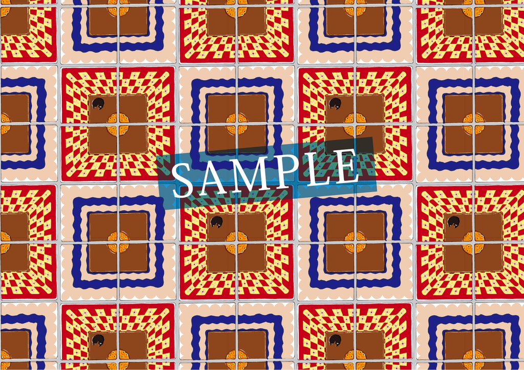 2019年1月分 Chu-coolカレンダー3種セット(おまけのパターンペーパー付き)