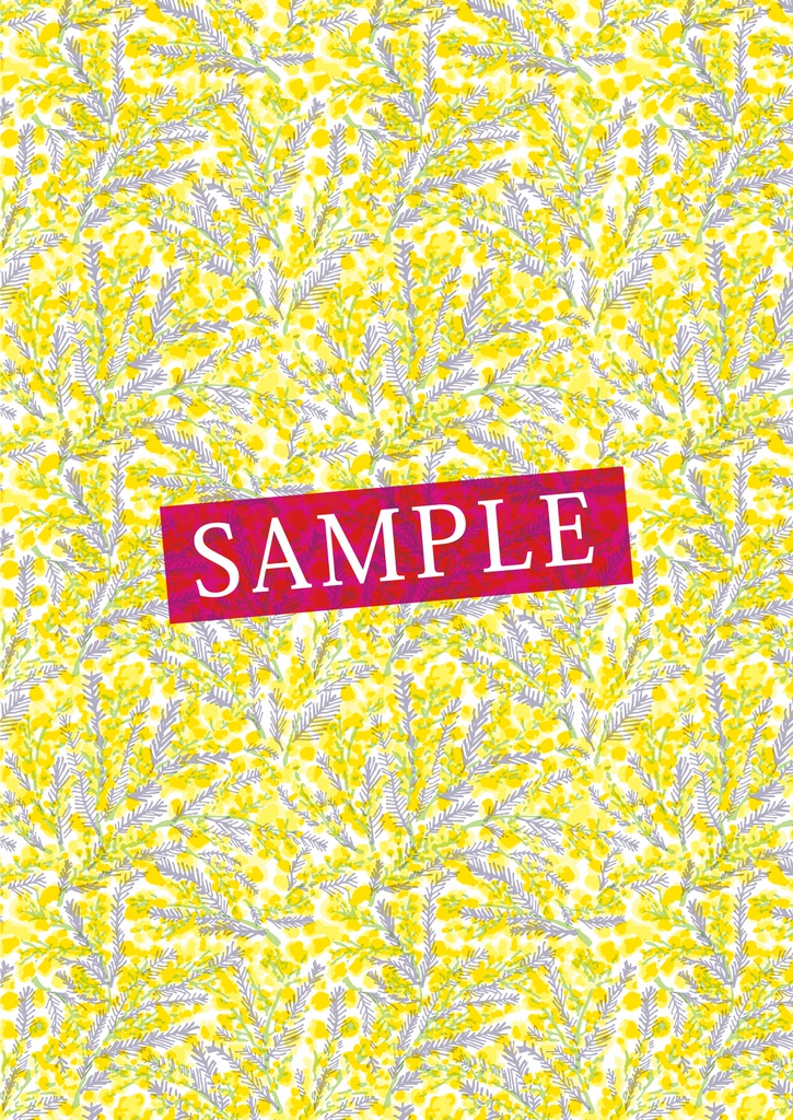 2019年3月分 Chu-coolカレンダー3種セット(おまけのパターンペーパー付き)