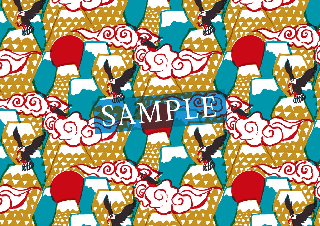 2018年1月分 カレンダー3種セット(おまけのパターンペーパー付き)