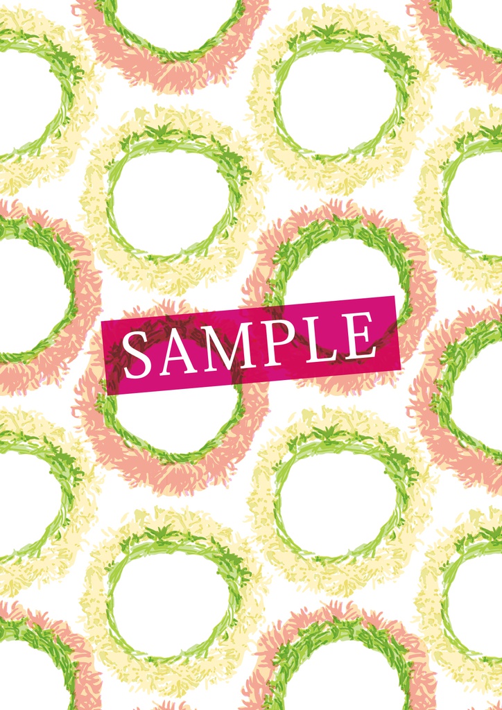 2018年3月分 Chu-coolカレンダー3種セット(おまけのパターンペーパー付き)