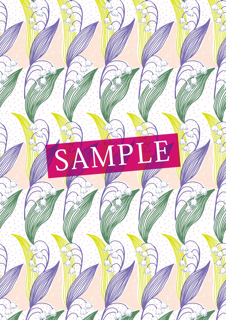 2018年5月分 Chu-coolカレンダー3種セット(おまけのパターンペーパー付き)